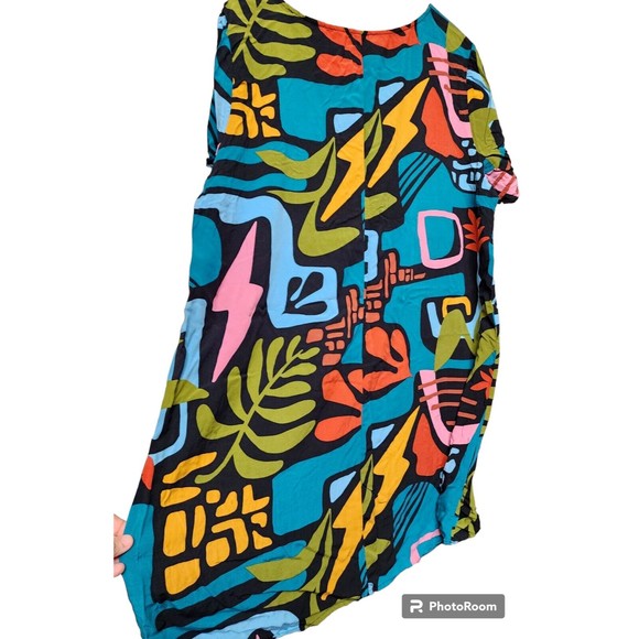 Shein Colorful Tunic/Dress Size 4XL Hippie Boho Artsy - Picture 1 of 5